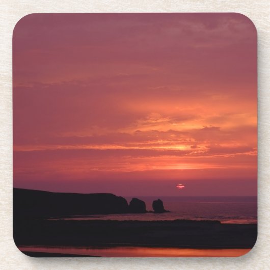 Dessous-de-verre coucher du soleil 3 (Devant)