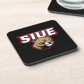 Dessous-de-verre Cougars de SIUE (Côté gauche)