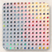 Dessous-de-verre Couleur dans la grille (Devant)