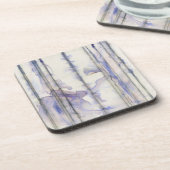 Dessous-de-verre Couleur d'aquarelle Violet Free Expression (Côté gauche)