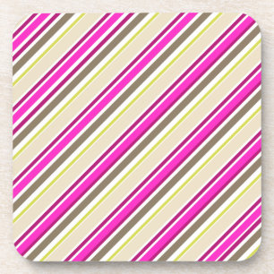 Dessous-de-verre Couleur de fond DIY PixDezines Malibu Stripes