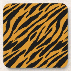 Dessous-de-verre Couleur de tigre Motif Animaux Amoureux