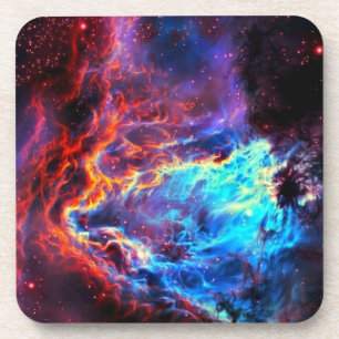 Dessous-de-verre Couleur impressionnante Composite Star Nebula