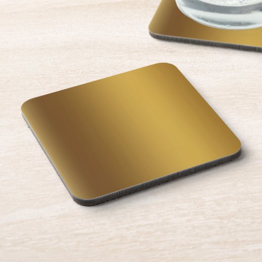 Dessous-de-verre Couleur or brossé (Côté gauche)