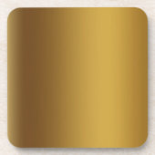 Dessous-de-verre Couleur or brossé (Devant)