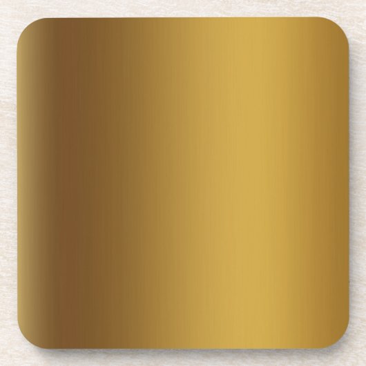 Dessous-de-verre Couleur or brossé (Devant)
