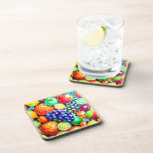 Dessous-de-verre Couleur vibrante des fruits. Commandez dès mainten (Côté Droit)
