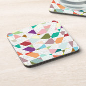 Dessous-de-verre Couleurs Abstraites Damask (Côté gauche)