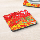 Dessous-de-verre Couleurs chaudes Art Motif. Acheter maintenant (Côté gauche)