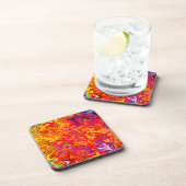 Dessous-de-verre Couleurs en gras Conception abstraite (Côté Droit)