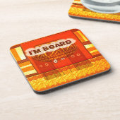 Dessous-de-verre Couleurs traditionnelles d'Afrique rouge dorée Imp (Côté gauche)