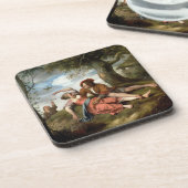 Dessous-de-verre Cour rustique (Côté gauche)