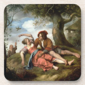 Dessous-de-verre Cour rustique (Devant)