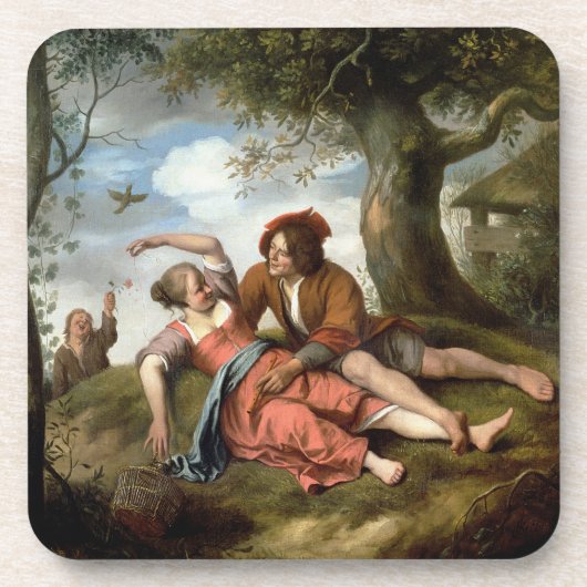 Dessous-de-verre Cour rustique (Devant)