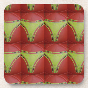 Dessous-de-verre Courbes jaunes dorées.JPG