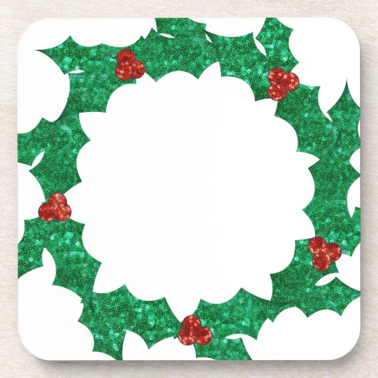 Dessous-de-verre couronne saint de noël (Devant)