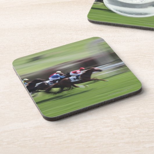 Dessous-de-verre Course de cheval (Côté gauche)