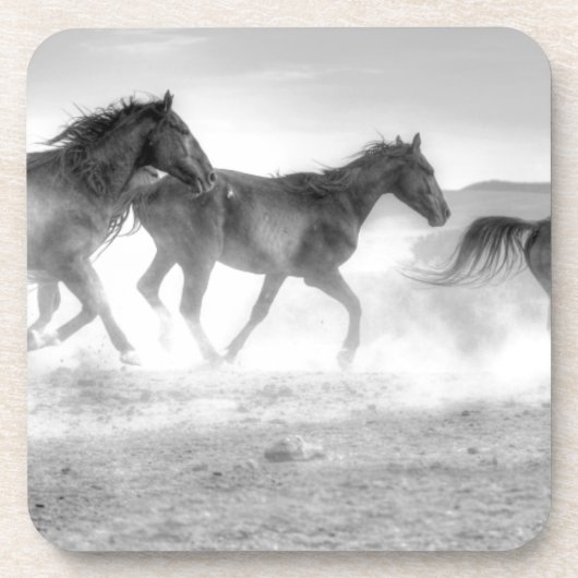 Dessous-de-verre Course de mustang (Devant)