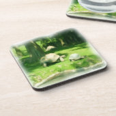 Dessous-de-verre Course de tortues (Côté gauche)