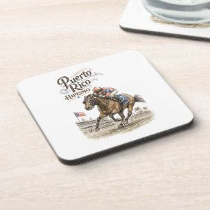 Dessous-de-verre Courses de chevaux Hipismo Porto Rico