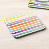 Dessous-de-verre Courses peintes à la main de brosse d'aquarelle, (Côté gauche)