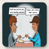 Dessous-de-verre Couvercles de boissons à plat Calories (Devant)