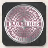 Dessous-de-verre Couvercles de regards Bronx (Devant)