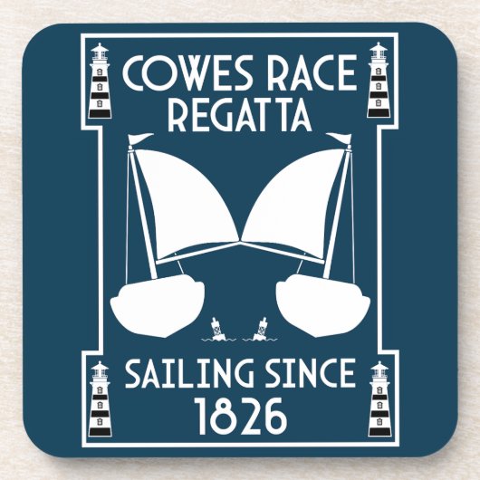 Dessous-de-verre Cowes île de Wight Yacht Regatta (Devant)