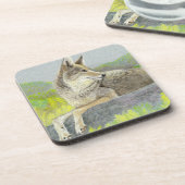 Dessous-de-verre Coyote Beverage Coaster (Côté gauche)