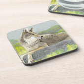 Dessous-de-verre Coyote Beverage Coaster (Côté gauche)