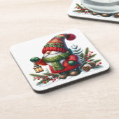 Dessous-de-verre Cozy Christmas Gnome Art – Festive Holiday (Côté gauche)