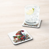 Dessous-de-verre Cozy Christmas Gnome Art – Festive Holiday (Côté Droit)