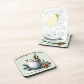 Dessous-de-verre Cozy Winter Cocoa Marshmallow Scene (Côté Droit)