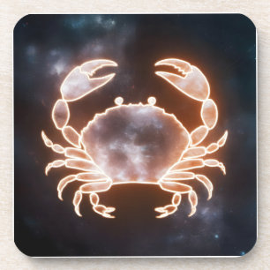 Dessous-de-verre Crabe céleste représente le cancer Cons zodiaques