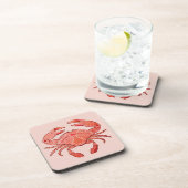 Dessous-de-verre Crabe de style (Côté Droit)