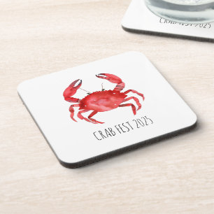 Dessous-de-verre Crabe rouge artistique NOM DE L'ÉVÉNEMENT Plaisir