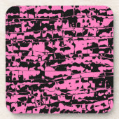 Dessous-de-verre Crackle Abstrait (Devant)