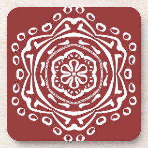Dessous-de-verre Cranberry Mandala