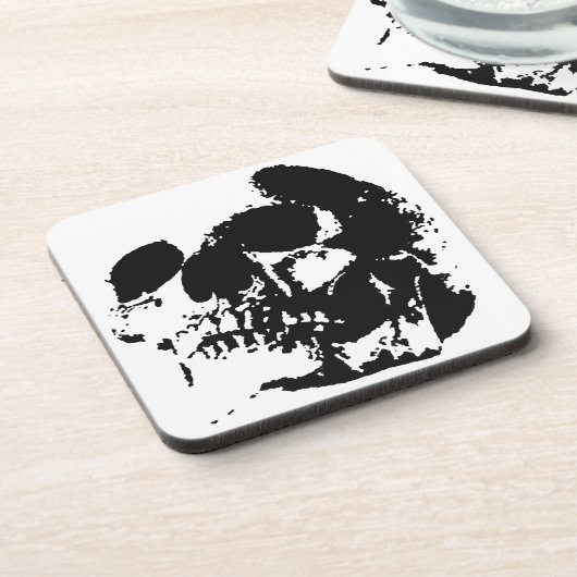 Dessous-de-verre Crâne (Côté gauche)