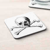 Dessous-de-verre Crâne croisé (Côté gauche)