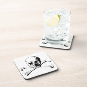 Dessous-de-verre Crâne croisé (Côté Droit)