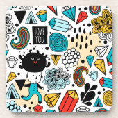 Dessous-de-verre Crazy head (Devant)