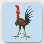 Dessous-de-verre Crazy rooster (Devant)