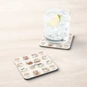 Dessous-de-verre Cream Coffee Cups (Côté Droit)