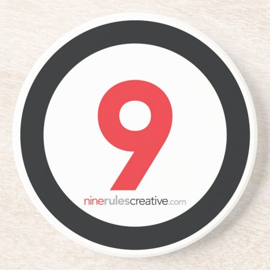 Dessous de verre créatifs de neuf règles (Devant)