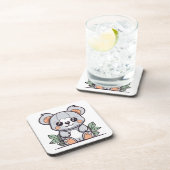 Dessous-de-verre Création de Koala Vector Magique Kawaii (Côté Droit)