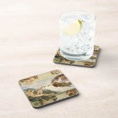 Dessous-de-verre Création de l'homme par Michel-Ange (Création d'Ad (Côté Droit)