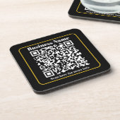 Dessous-de-verre Créer un code QR d'entreprise instantanément scann (Côté gauche)
