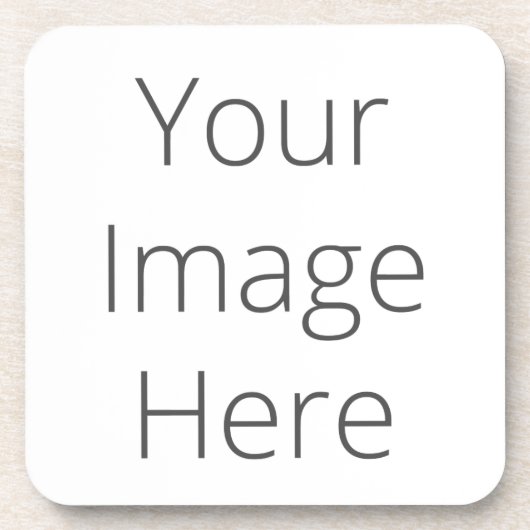 Dessous-de-verre Créez vos assiettes carrées jetabless (Devant)