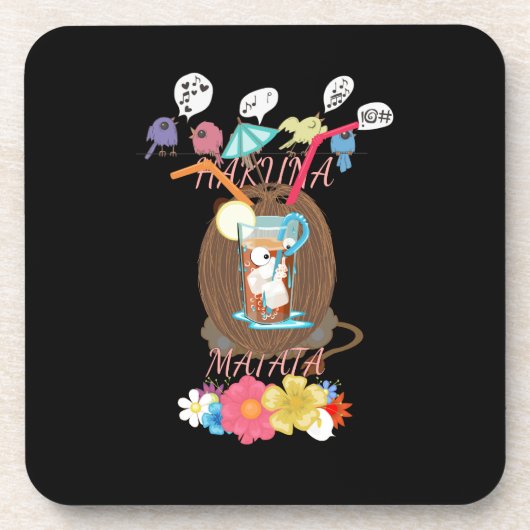 Dessous-de-verre Créez vos propres idées de fête d'été Plage (Devant)